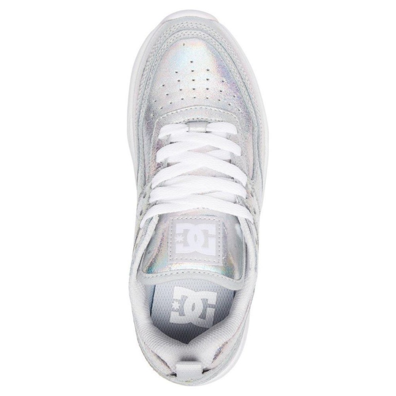 DC Shoes E.Tribeka Platform SE Schoenen Dames Zilver | JYS26A-876