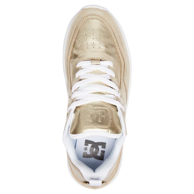 DC Shoes E.Tribeka Platform SE Schoenen Dames Goud | PVJ03Y-672