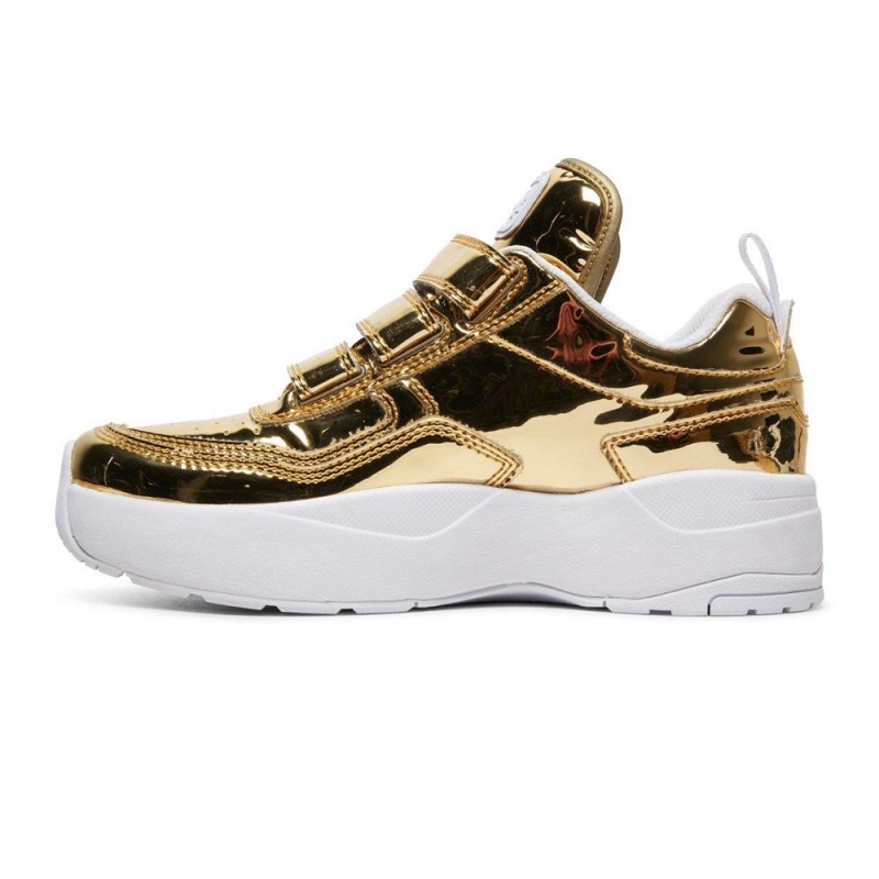 DC Shoes E.Tribeka Platform V LE 3-Riemen Schoenen Dames Goud | DPO47H-165