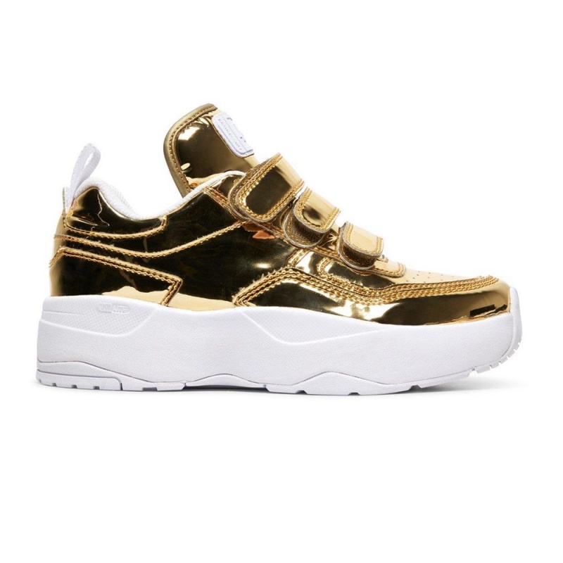 DC Shoes E.Tribeka Platform V LE 3-Riemen Schoenen Dames Goud | DPO47H-165