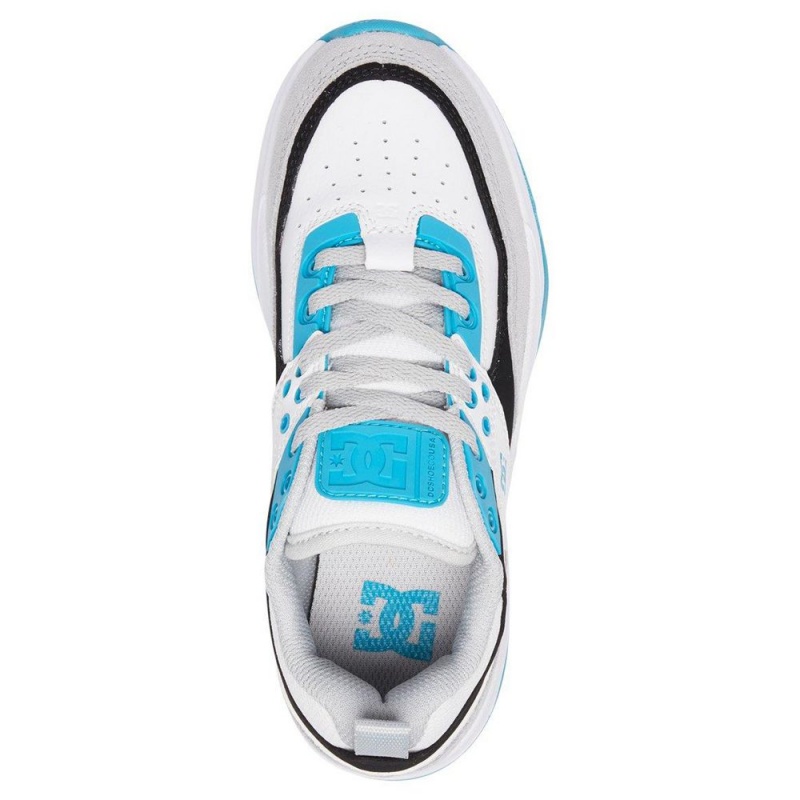 DC Shoes E.Tribeka Schoenen Kinderen Wit Blauw | EHI54O-080