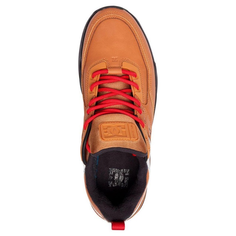 DC Shoes E.Tribeka WNT Winter Leren Schoenen Heren Bruin Grijs | RGI34U-765