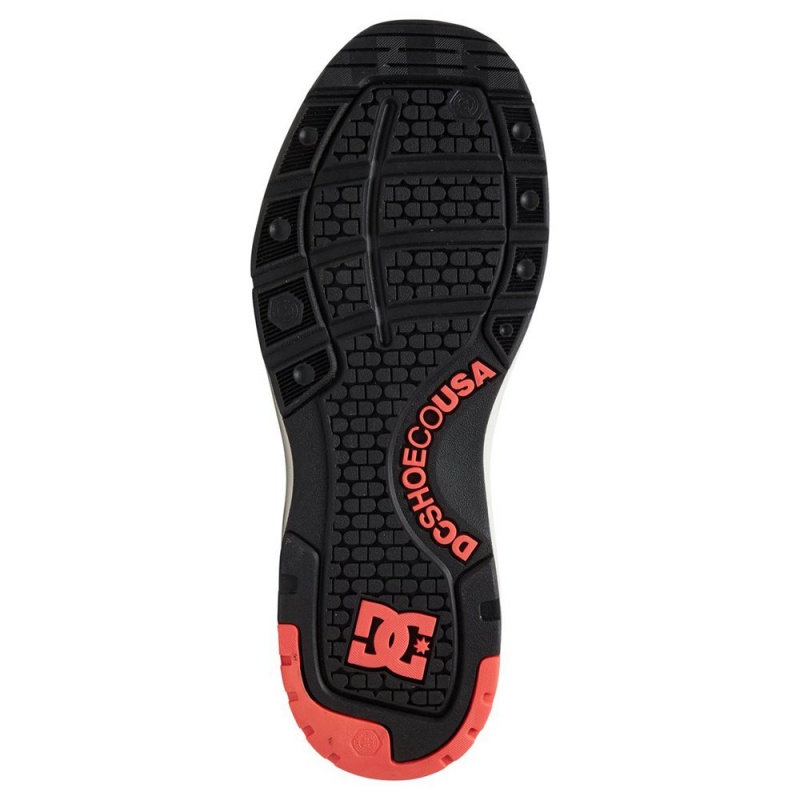 DC Shoes E.Tribeka Zip Leren Schoenen Heren Grijs Geel | BKY96Y-616