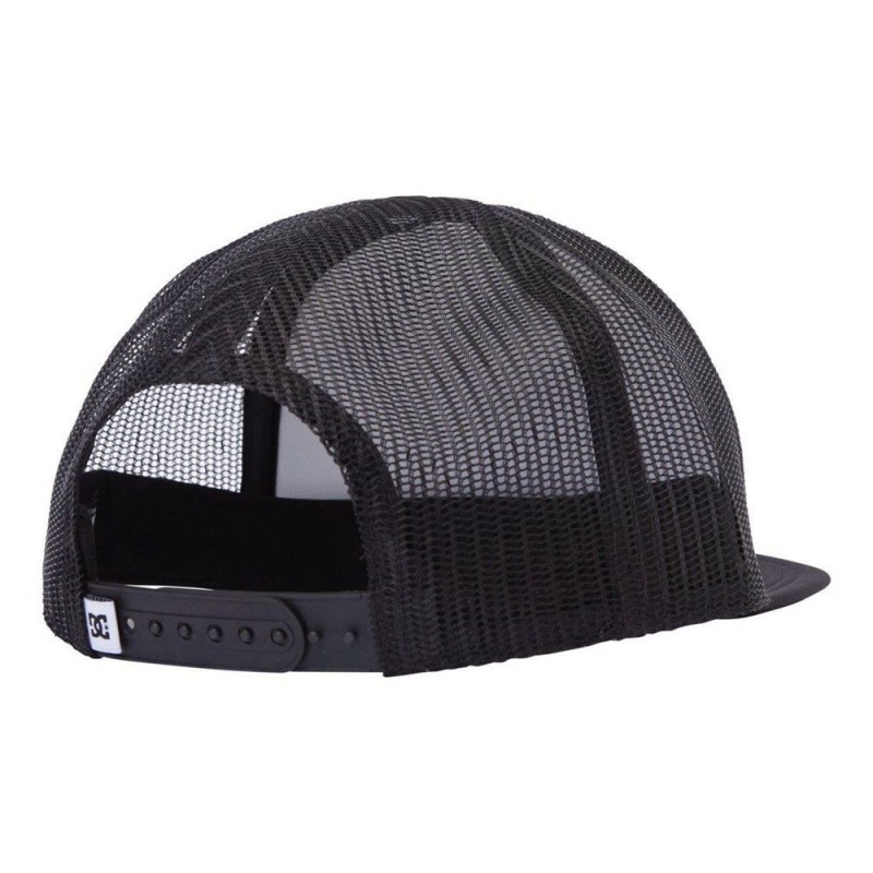 DC Shoes Gas Station Trucker Hoed Heren Wit Zwart | ITH12F-537