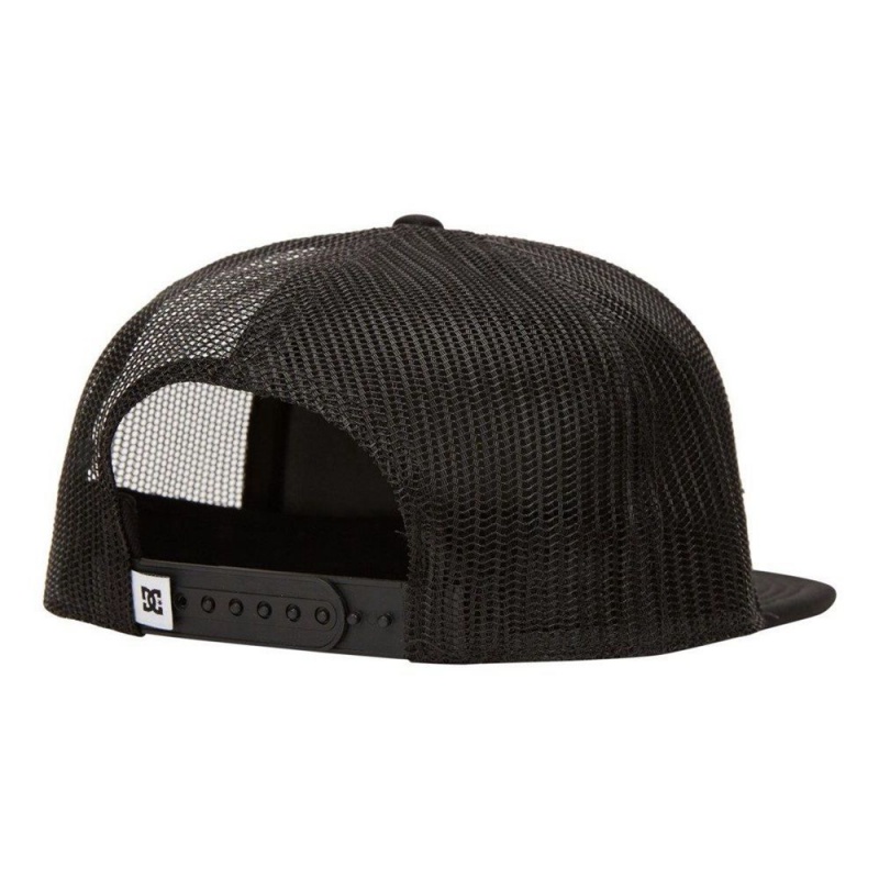 DC Shoes Gas Station Trucker Hoed Heren Zwart | FFL40R-245