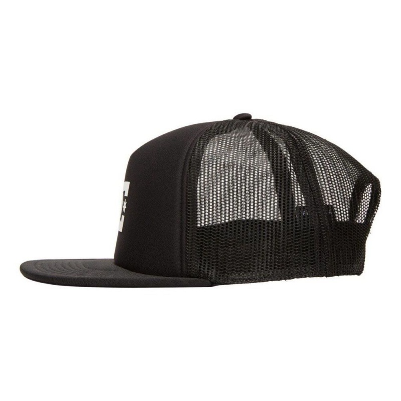 DC Shoes Gas Station Trucker Hoed Heren Zwart | FFL40R-245