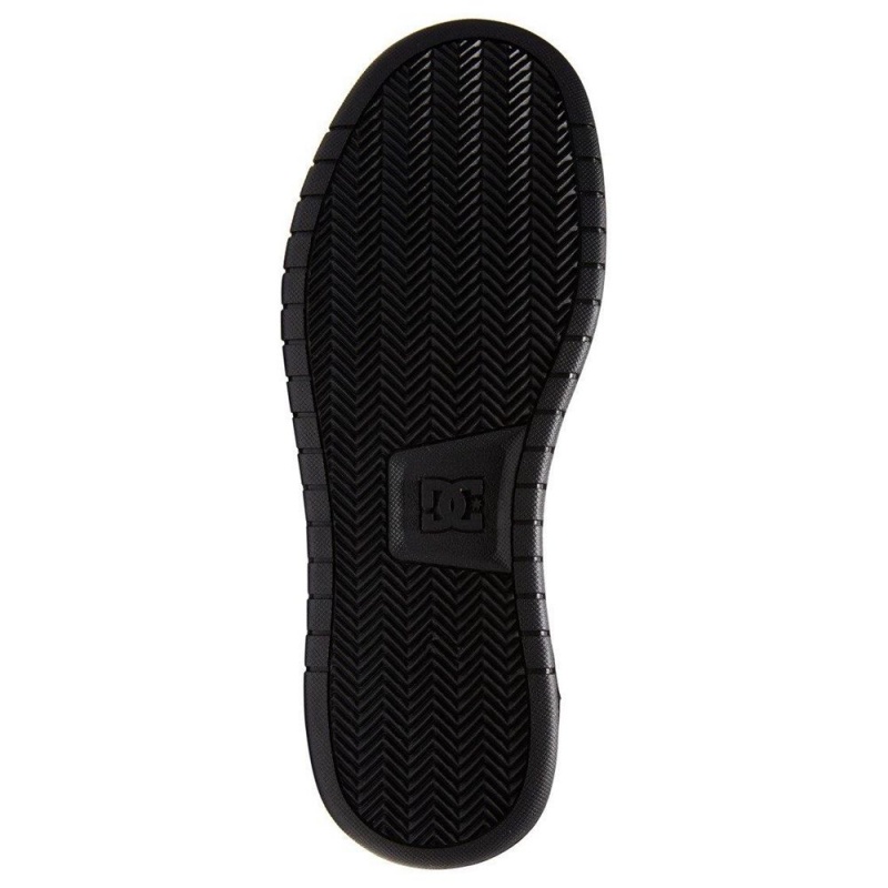 DC Shoes Gaveler Leren Schoenen Heren Wit Zwart | OLQ05M-127