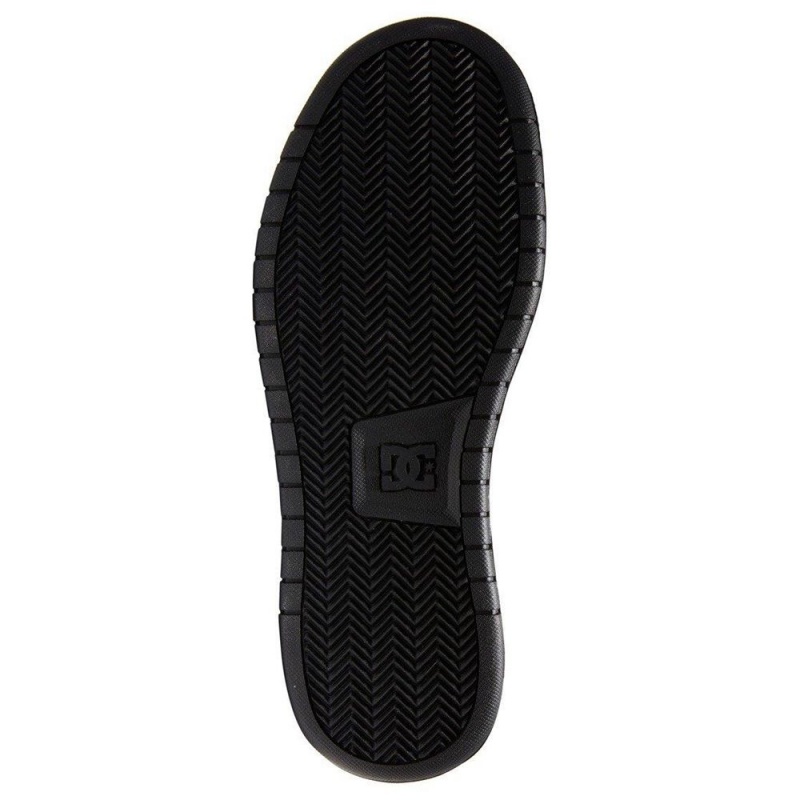 DC Shoes Gaveler Leren Schoenen Heren Zwart Grijs | LNK91F-690