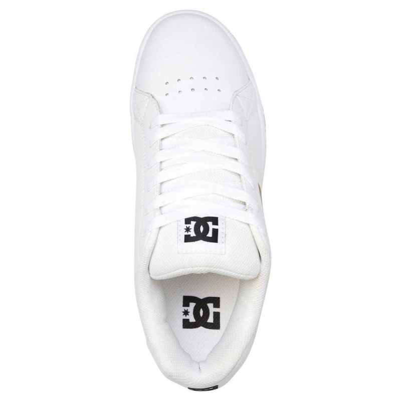 DC Shoes Gaveler Schoenen Heren Wit Zwart | YZS35P-364