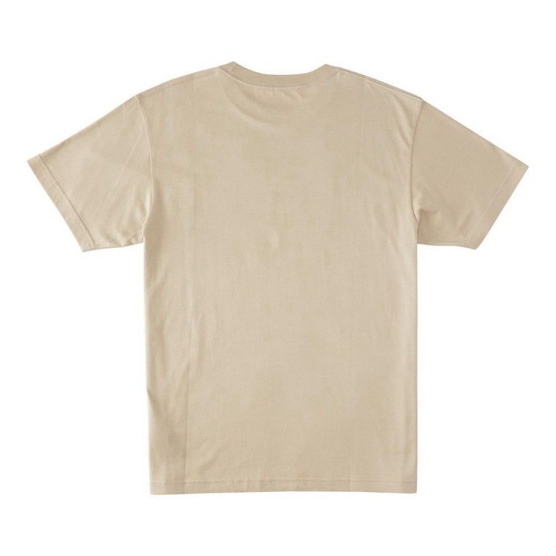 DC Shoes Happy Hour T-Shirt Heren Beige | HWM50R-639