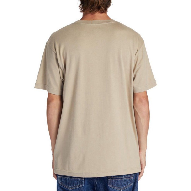 DC Shoes Happy Hour T-Shirt Heren Beige | HWM50R-639