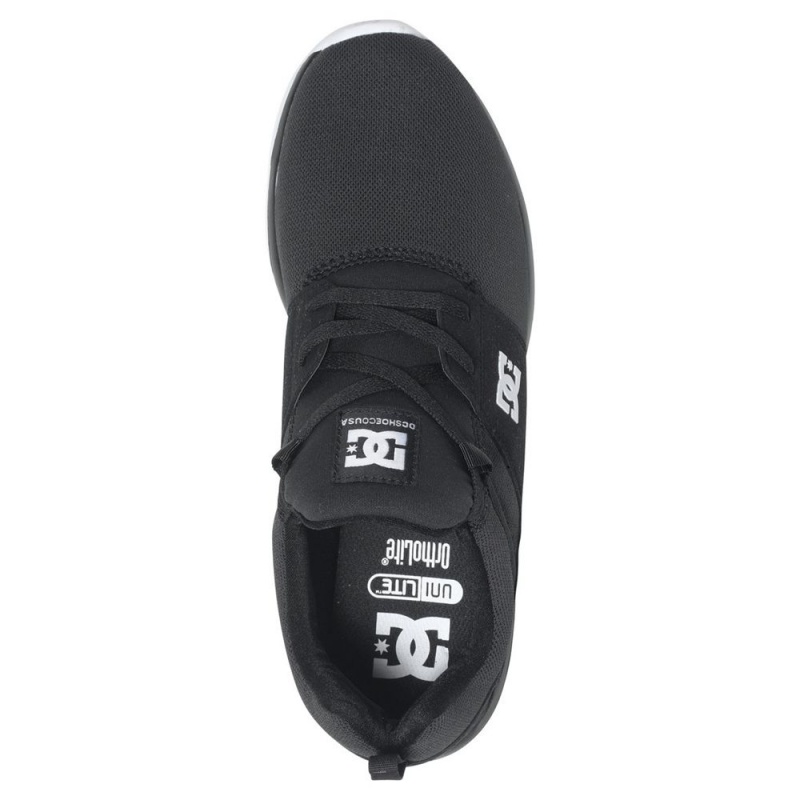 DC Shoes Heathrow Schoenen Dames Zwart Wit | HZB56S-595