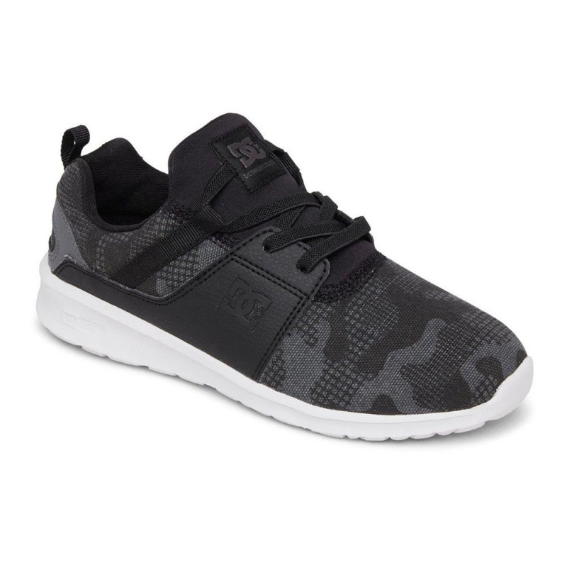 DC Shoes Heathrow Schoenen Kinderen Zwart Camo | BLP20E-792