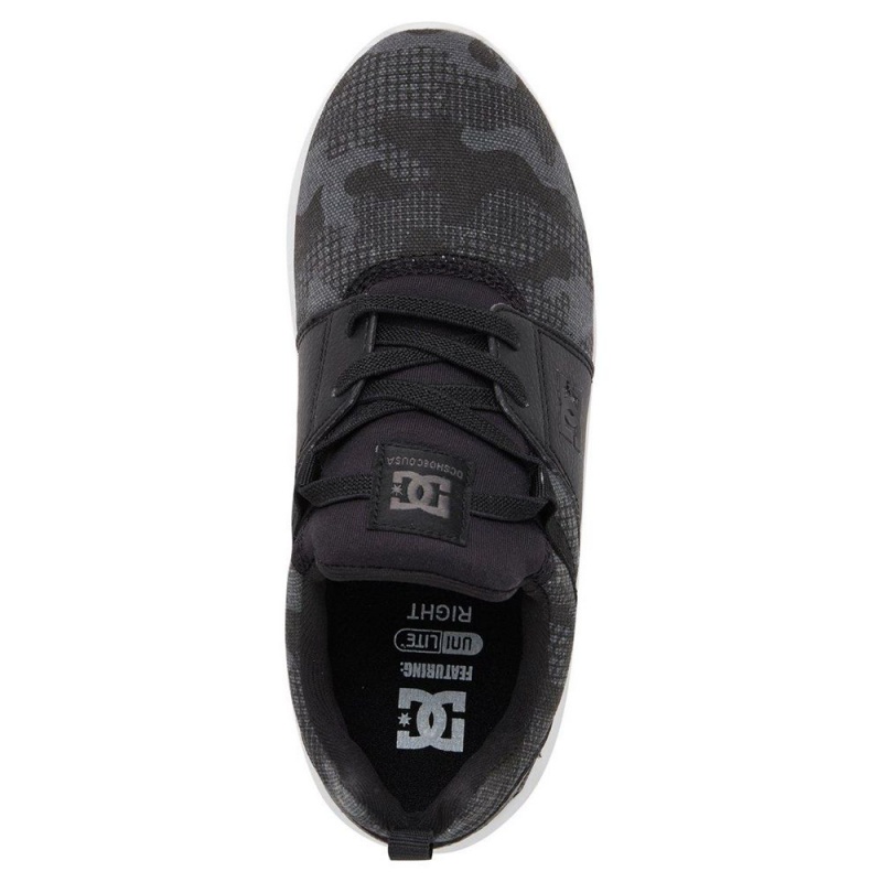 DC Shoes Heathrow Schoenen Kinderen Zwart Camo | BLP20E-792