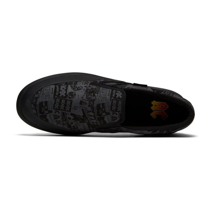 DC Shoes Infinite AC/DC Schoenen Heren Zwart Grijs | JER54E-738