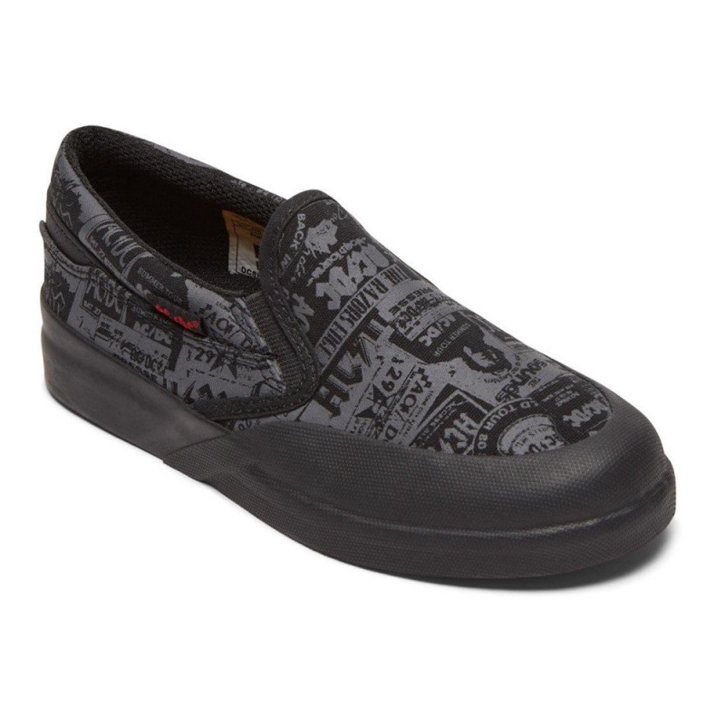 DC Shoes Infinite AC/DC Schoenen Kinderen Zwart Grijs | CTF89J-855