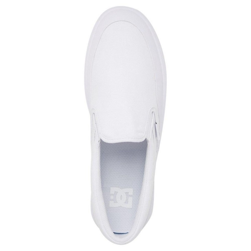 DC Shoes Infinite Leren Slip-On Schoenen Heren Wit | XXV57J-828