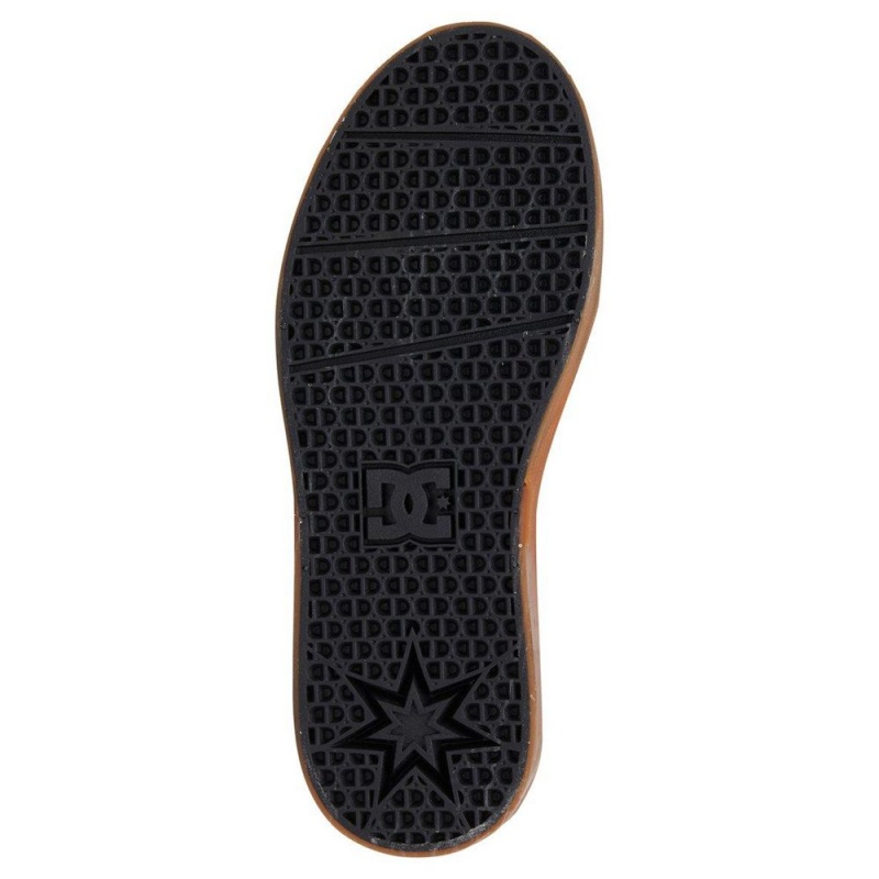 DC Shoes Infinite Leren Slip-On Schoenen Kinderen Zwart Bruin | TZN50A-372