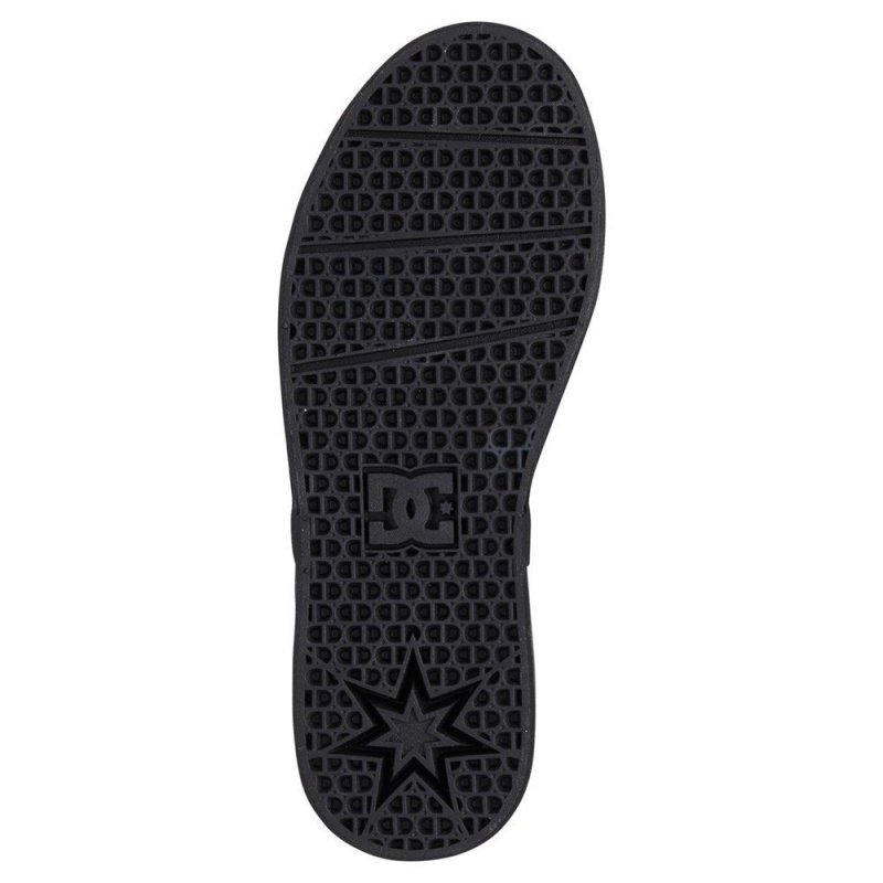 DC Shoes Infinite Leren Slip-On Schoenen Kinderen Zwart | IDE85I-287