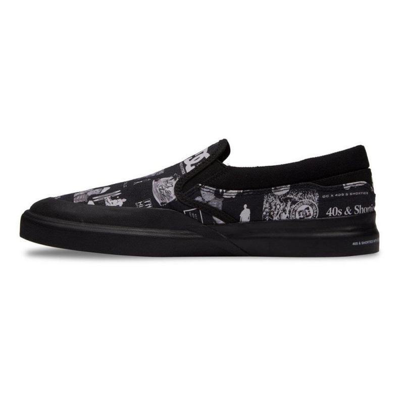 DC Shoes Infinite X FNS Slip-On Schoenen Heren Zwart Grijs | QRD47T-577