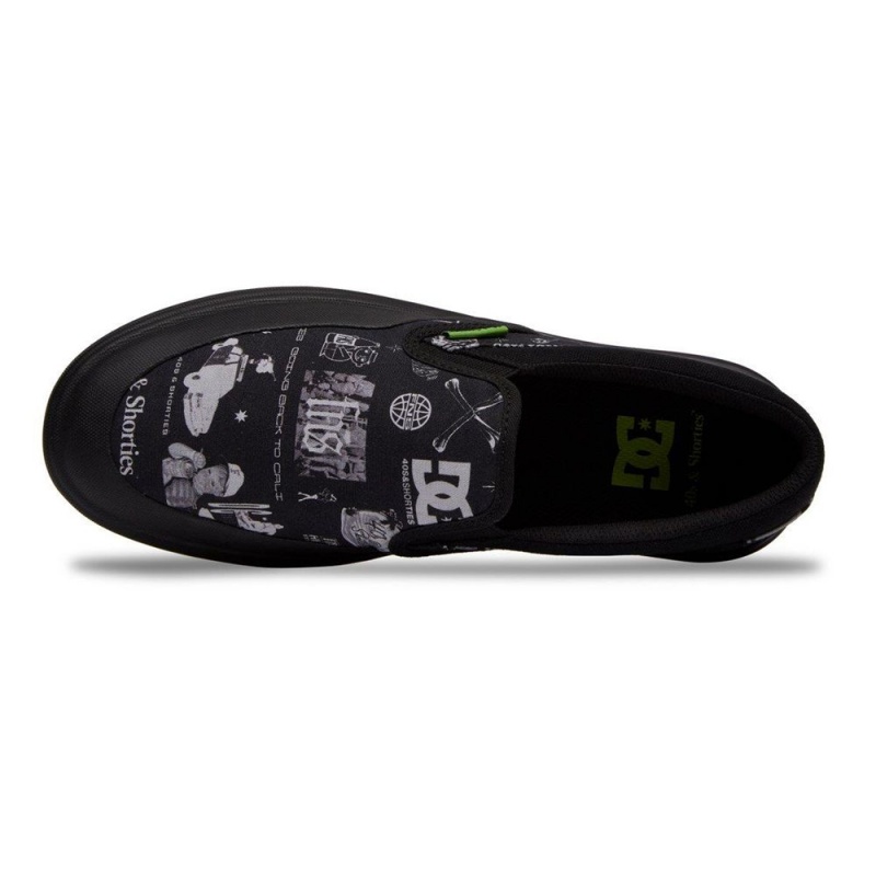 DC Shoes Infinite X FNS Slip-On Schoenen Heren Zwart Grijs | QRD47T-577