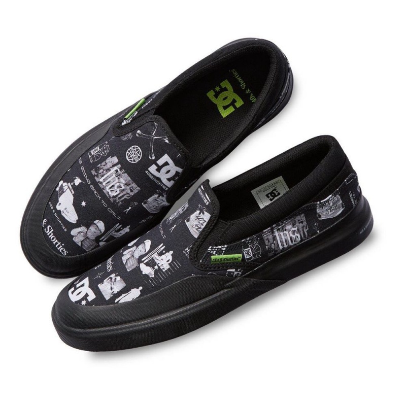 DC Shoes Infinite X FNS Slip-On Schoenen Heren Zwart Grijs | QRD47T-577