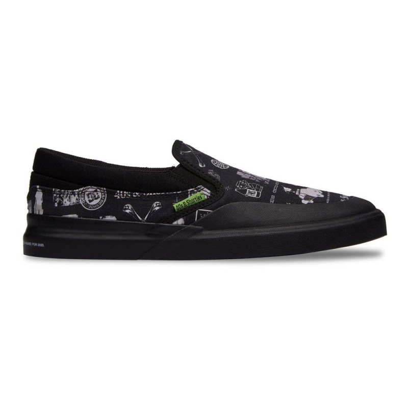 DC Shoes Infinite X FNS Slip-On Schoenen Heren Zwart Grijs | QRD47T-577