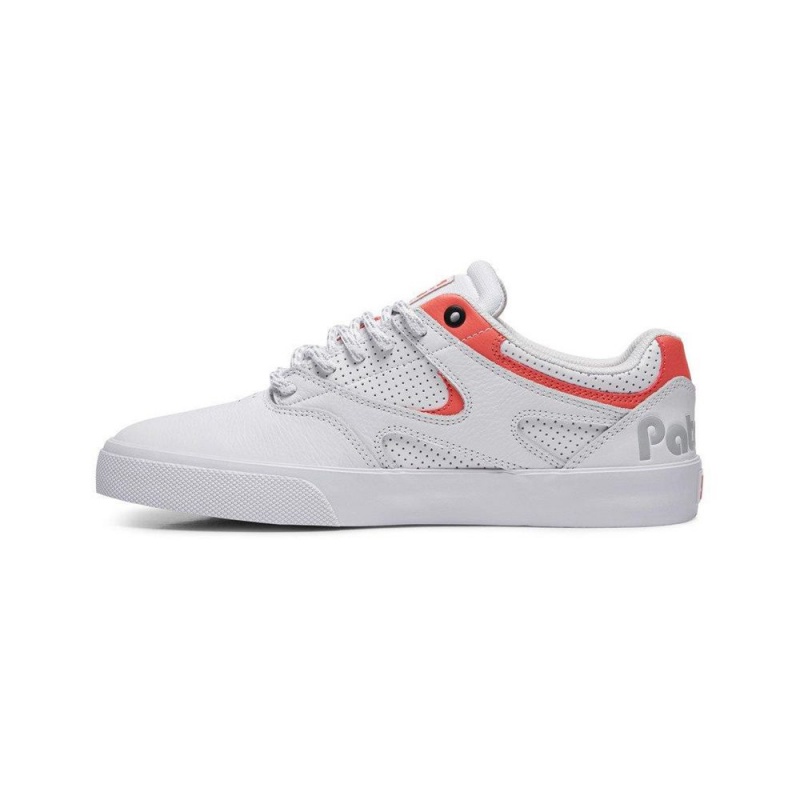 DC Shoes JK X Paterson Leren Schoenen Heren Wit Rood | KSO43C-647