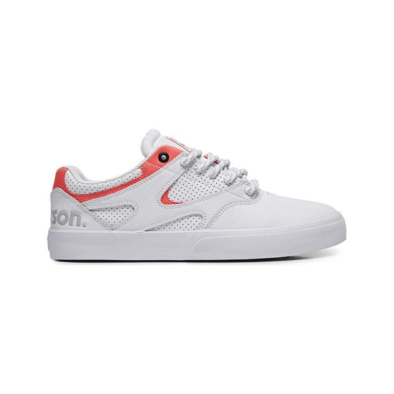 DC Shoes JK X Paterson Leren Schoenen Heren Wit Rood | KSO43C-647