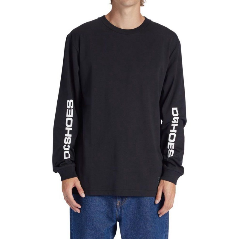 DC Shoes Kalis25 Long Sleeve T-Shirt Heren Zwart | XJM57L-317