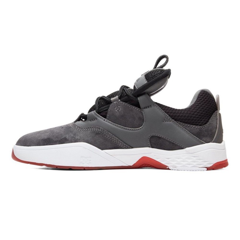 DC Shoes Kalis LE Leren Schoenen Heren Grijs Zwart | WKV68K-705