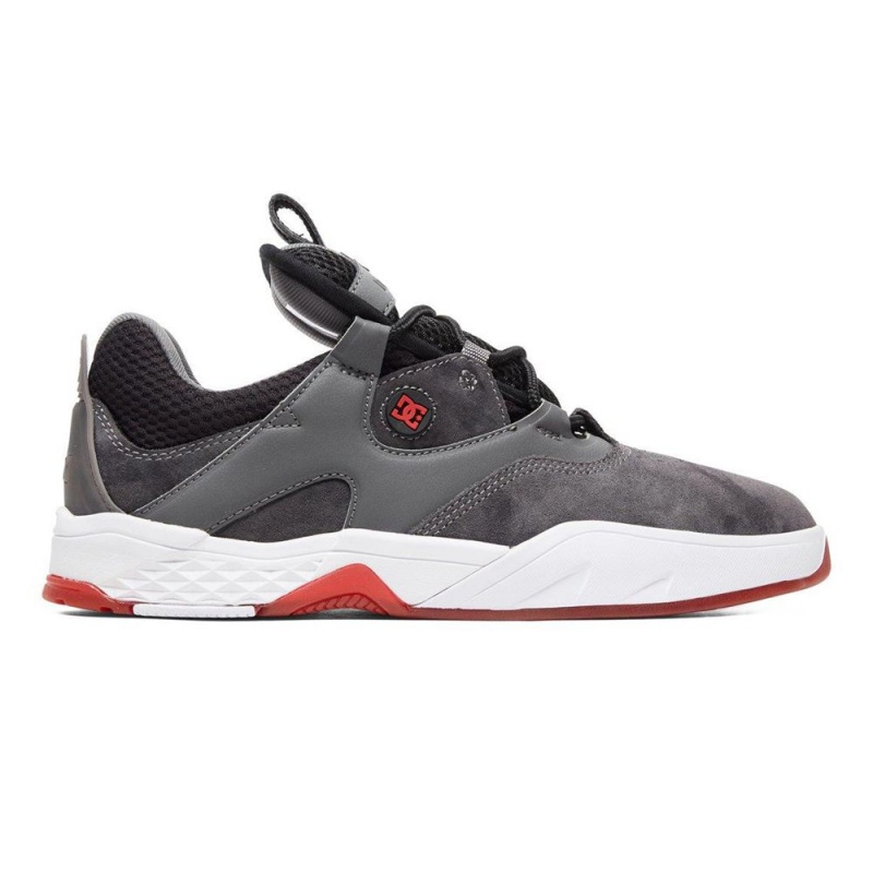 DC Shoes Kalis LE Leren Schoenen Heren Grijs Zwart | WKV68K-705