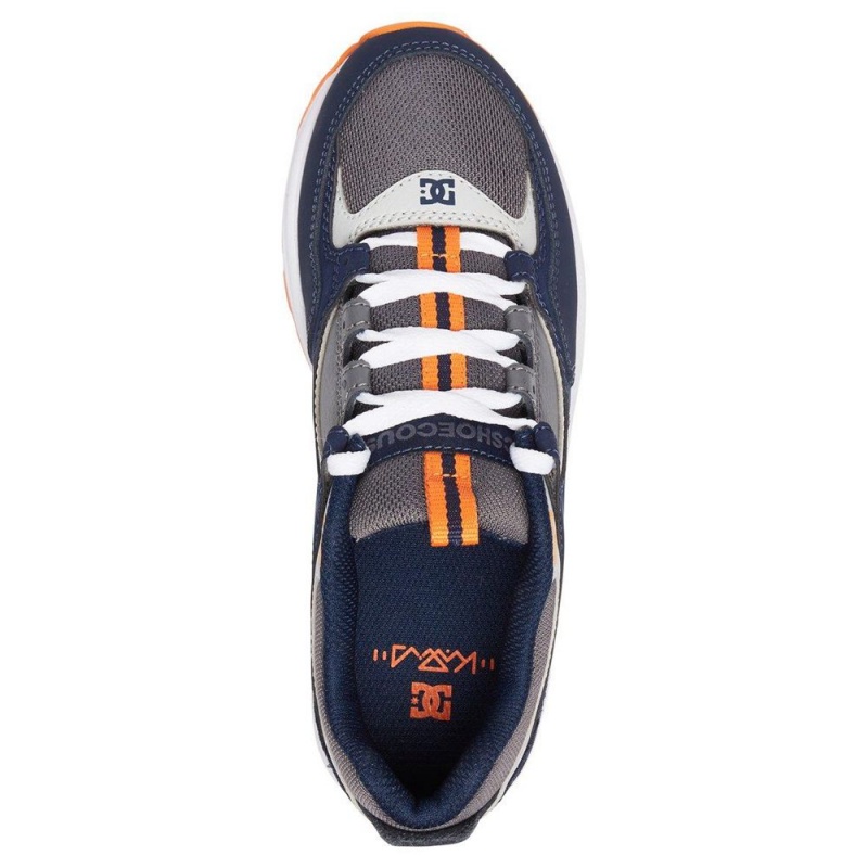 DC Shoes Kalis Lite Schoenen Kinderen Donkerblauw Grijs | HFN73Q-130