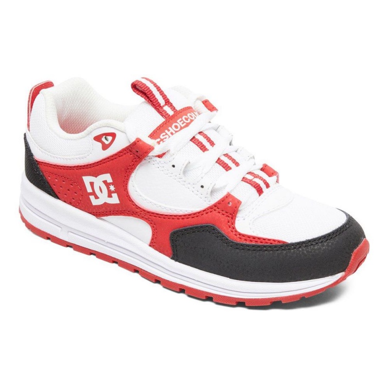 DC Shoes Kalis Lite Schoenen Kinderen Wit Rood | ALY02K-221