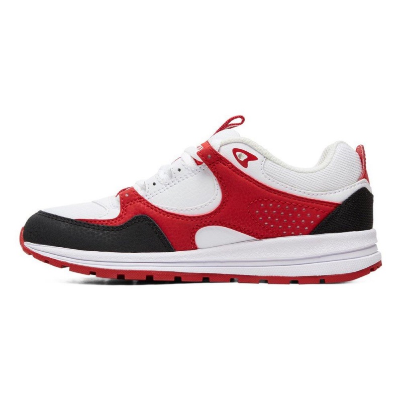 DC Shoes Kalis Lite Schoenen Kinderen Wit Rood | ALY02K-221