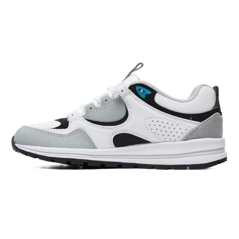 DC Shoes Kalis Lite Schoenen Kinderen Wit Grijs | JKP17Z-949