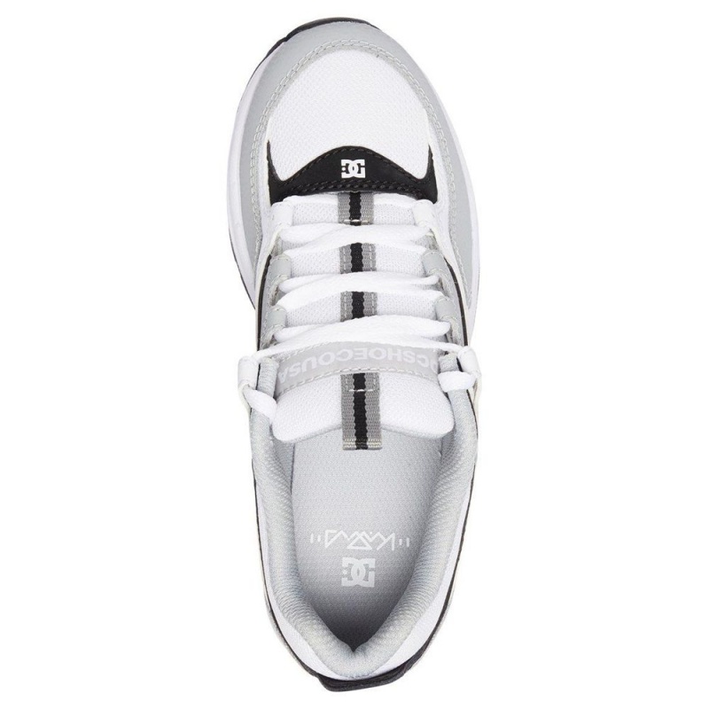 DC Shoes Kalis Lite Schoenen Kinderen Wit Grijs | JKP17Z-949