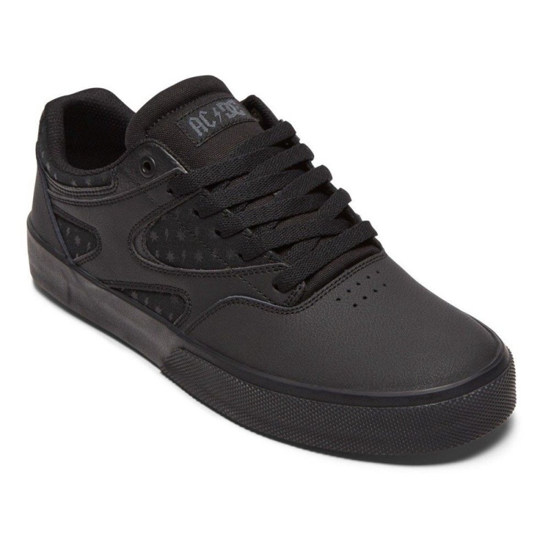 DC Shoes Kalis Vulc AC/DC Schoenen Heren Zwart Grijs | ORS86E-673