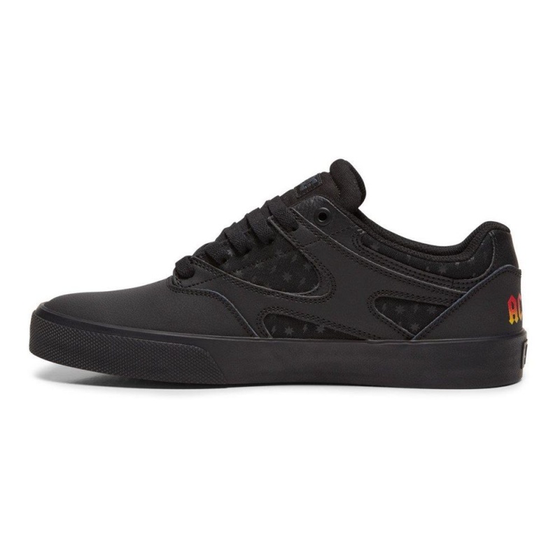 DC Shoes Kalis Vulc AC/DC Schoenen Heren Zwart Grijs | ORS86E-673