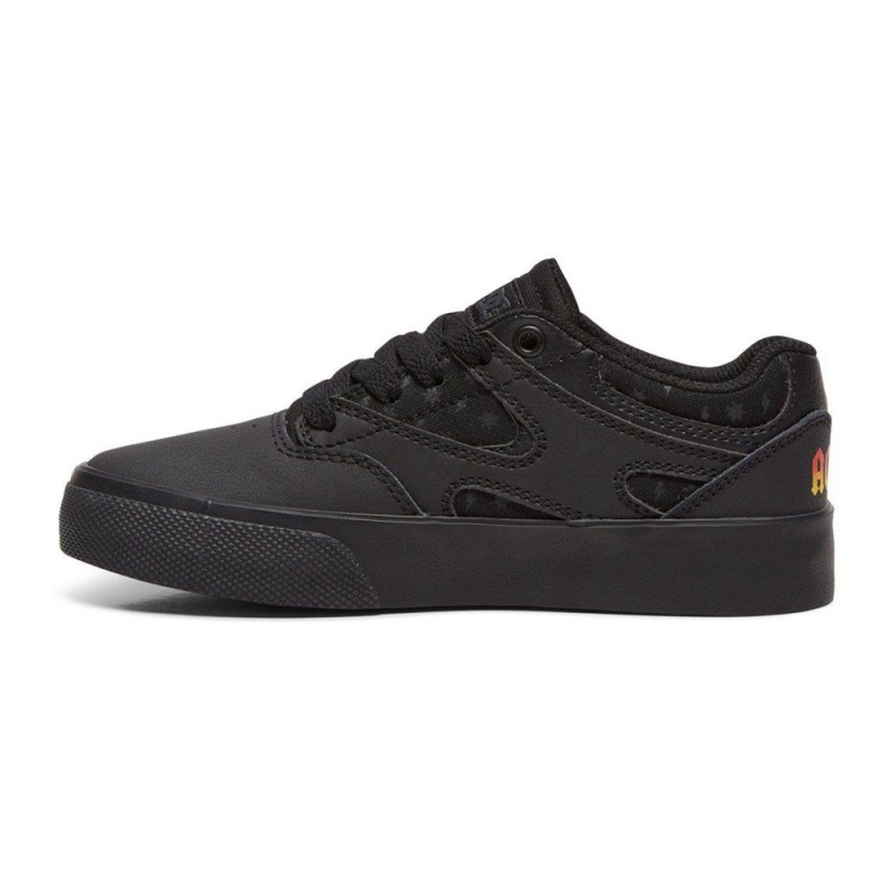 DC Shoes Kalis Vulc AC/DC Schoenen Kinderen Zwart Grijs | BKR18Y-521