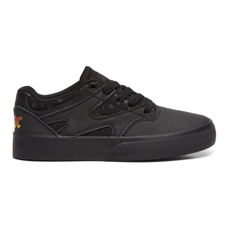 DC Shoes Kalis Vulc AC/DC Schoenen Kinderen Zwart Grijs | BKR18Y-521