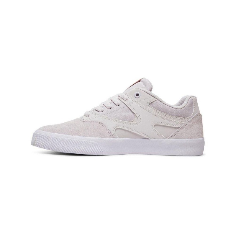 DC Shoes Kalis Vulc Leren Schoenen Heren Wit | EOI29T-769