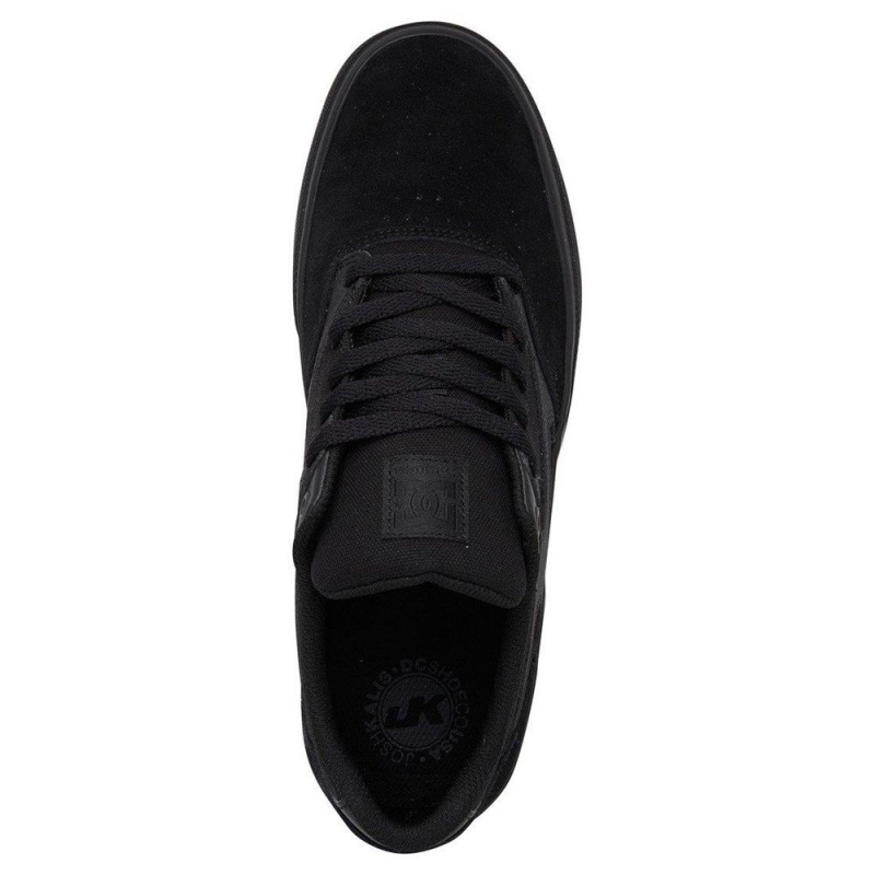 DC Shoes Kalis Vulc Leren Schoenen Heren Zwart | WAT05M-436