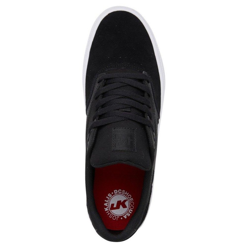 DC Shoes Kalis Vulc S Suede Schoenen Heren Zwart | ZIC88E-638