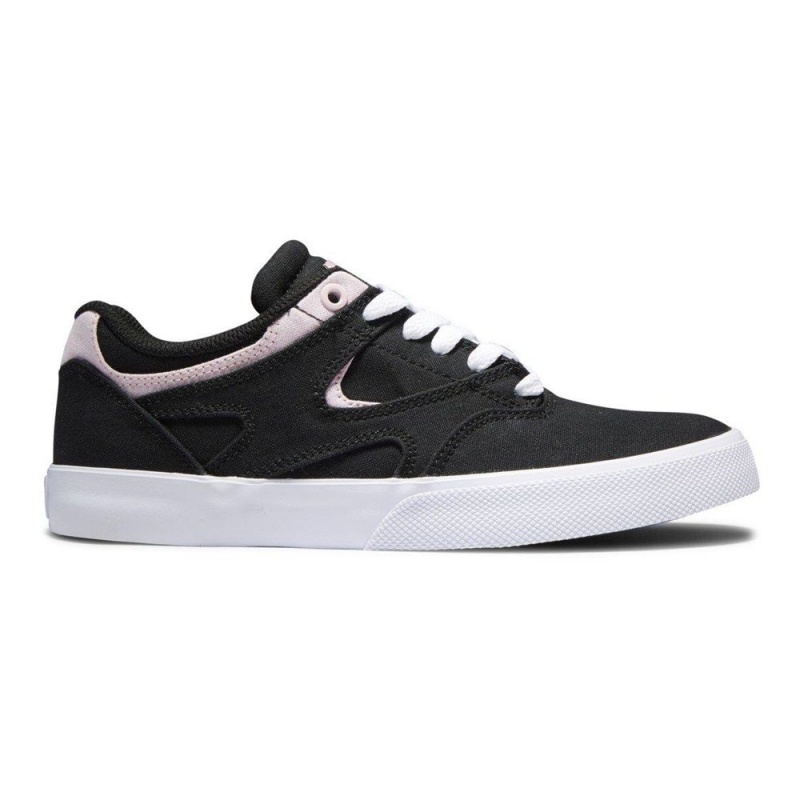 DC Shoes Kalis Vulc Schoenen Dames Zwart Roze | HHM43G-329