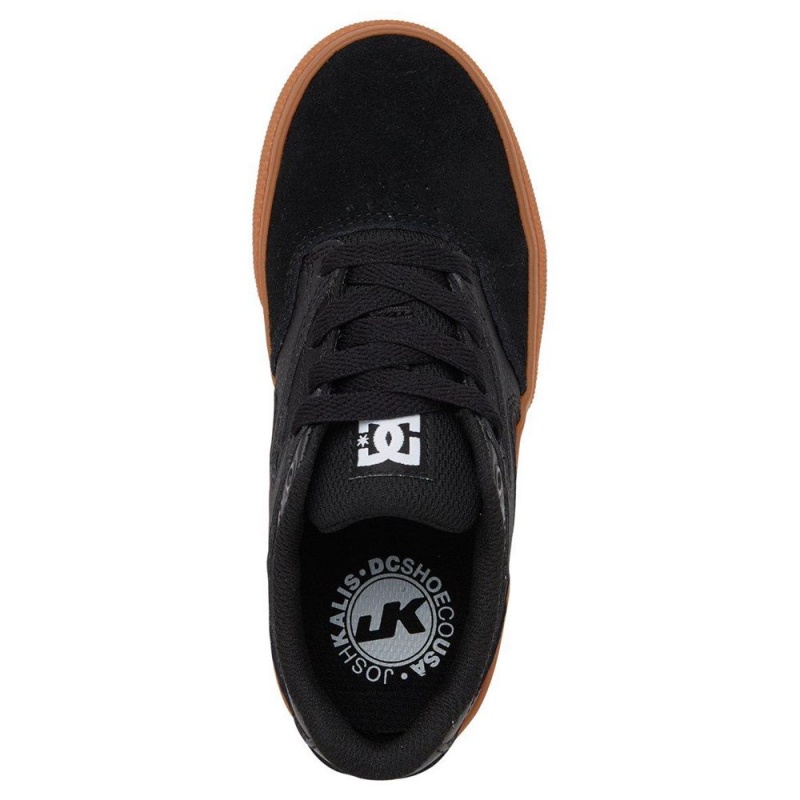 DC Shoes Kalis Vulc Schoenen Kinderen Zwart Bruin | EVT56M-353