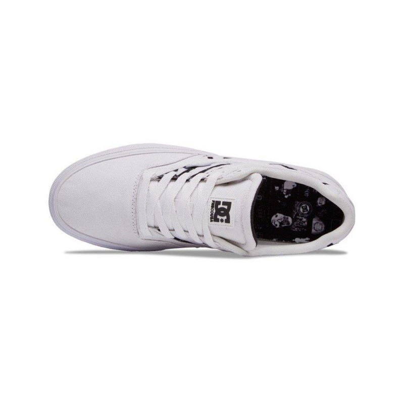 DC Shoes Kalis Vulc X FNS Schoenen Heren Wit Zwart | AOO69V-038