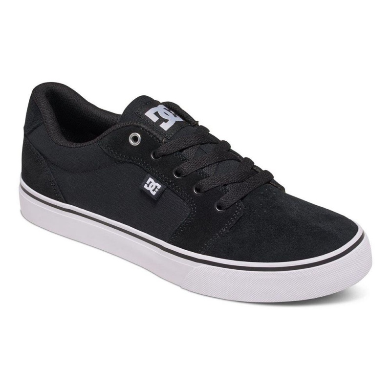 DC Shoes Kleuter Anvil Schoenen Heren Zwart Wit | XAM75D-036