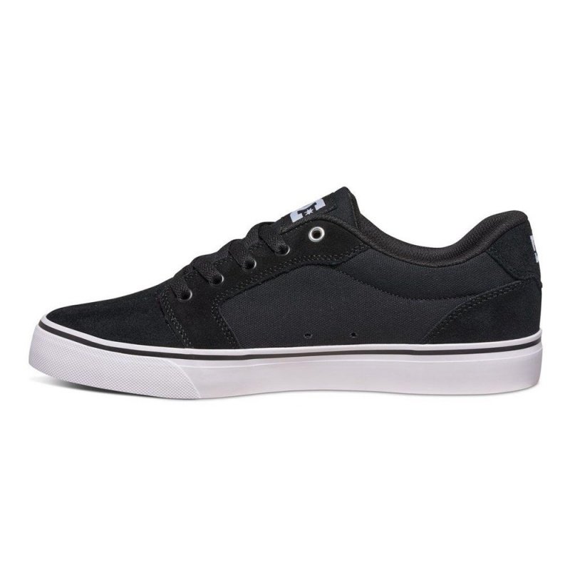 DC Shoes Kleuter Anvil Schoenen Heren Zwart Wit | XAM75D-036