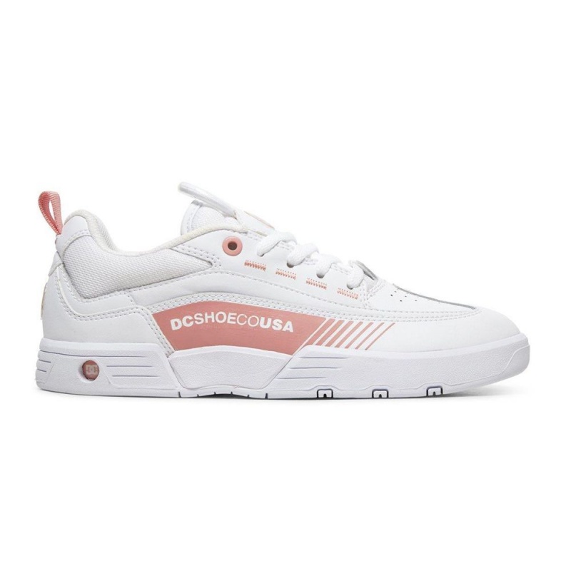 DC Shoes Legacy 98 Slim Schoenen Dames Wit Roze | IUD60S-069